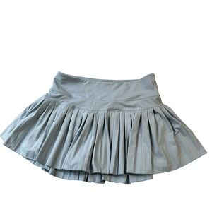 GoldHinge Blue Pleated Tennis Skirt Skort Athletic Activewear Women's Large